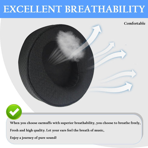 Quick Fit Replacement Earpads Sweatproof Ear Cushions for Sony MDR-XB950BT XB950B1/XB950N1/XB950AP Wireless Headphones,Ear Pads with Breath Mesh&I...