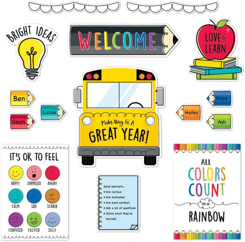 CTP Core Decor Ready for School Bulletin Board (Creative Teaching Press 10871)...