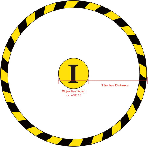 Jucoci Objective Point Markers 6PCS Set Objective Marker Compatible with WH40k Wargame (Miniature Not Included)...