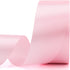 1-1/2 inch Light Pink Solid Satin Ribbon 25 Yards 100% Polyester Fabric Soft and Durable for Wedding Invitations, Bridal Bouquets, Sewing, Party D...