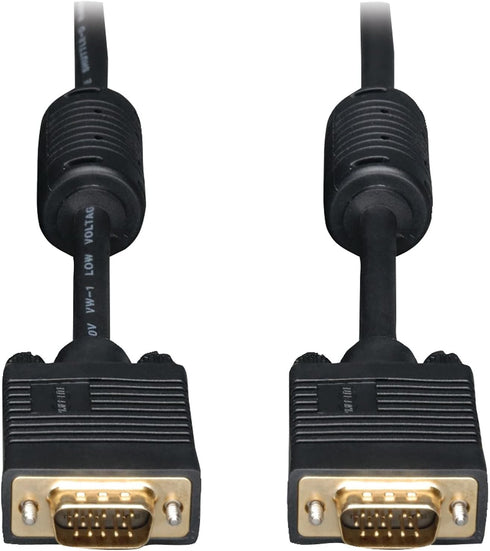 Tripp Lite VGA Coax Monitor Cable, High Resolution cable with RGB coax (HD15 M/M) 6-ft.(P502-006)...