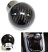 iJDMTOY Gloss Black 2-Inch Real/Genuine Carbon Fiber Shift Knob Ball Compatible with Compatible w/most 8mm 10mm 12mm M8 M10 M12 1.25 1.50 1.75 Thr...