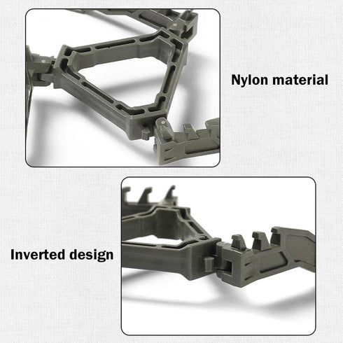 Fuel Can Stabilizer for Camping Stoves, Stand Canister Tripod Foldable Cartridge Canister Tripod Bracket Mini Foldable Outdoor Camping Hiking Cook...
