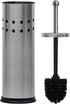 Blue Donuts Toilet Brush with Stainless Steel Holder, Toilet Bowl Cleaner Brush and Holder, Cleaning Brush Holder, Chrome...