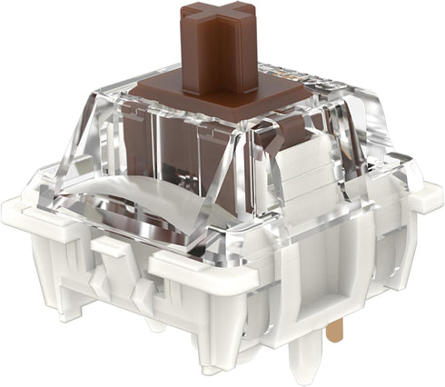 Gateron G Pro 3.0 Brown Switches for Mechanical Keyboard,5-Pin 55gf Tactile/Pre Lubed/Pin stronger/RGB Switches(36pcs,Brown,5-Pin)...