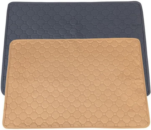 Ovale Waterproof Dog Cover, Dog Mat, Fast Absorption, Reusable, Non-Slip, for Small Puppy Dogs( 20” x 14”, Beige)...