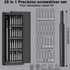 SuSuMu 24 in 1 Precision Screwdriver Set Tiny Screwdriver Set Magnetic Mini Screwdrivers Set with Case Repair Tool kit for Laptop, iPhone, Compute...