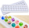 Yalulu 2Pcs Round Beads Diamond Jewelry Resin Silicone Mold for Polymer Clay, Crafting, Resin Epoxy, Pendant Earrings Making...