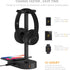 COZOO Headphone Stand with Fast Wireless Charging Pad and 2 USB Charging Ports, Suitable for Gaming, DJ, Wireless Earphone Accessories...