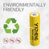 Batteries AA NiCd 600mAh 1.2V Rechargeable for Solar Garden Lights (16pcs AA)...