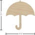 Essentials By Leisure Arts Arts Flat Wood Shape 24pc Umbrella...