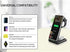 Wireless Charger,3 in 1 Qi-Certified Portable Fast Wireless Charging Station for Samsung Serise S20/Note 10/S9/S8 Samsung Galaxy Watch (with Power...