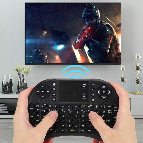 Cuifati Mini Keyboard, 2.4GHz 83 Keys Mouse Remote Multifunction Ergonomical Mini Keyboard Touch Keyboard...