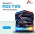 M28 Wireless Earbuds TWS Bluetooth 5.1 Earphones Touch Control Headphones Microphone Mirror Screen LED Display HD Sound & Stable Connection......