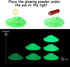 Glow in The Dark Powder 12 Colors Epoxy Resin Dye Luminous Pigment Powder Safe Long Lasting for Fine Art, DIY Nail Art, Epoxy Resin Colorant, DIY ...