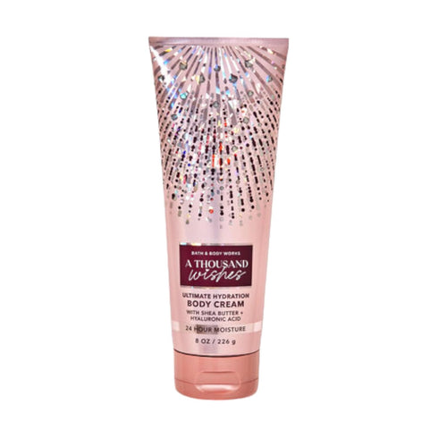 Bath & Body Works Ultimate Hydration Body Cream For Women 8 Fl Oz 1- Pack (8 Ounce (Pack of 1), A Thousand Wishes)...