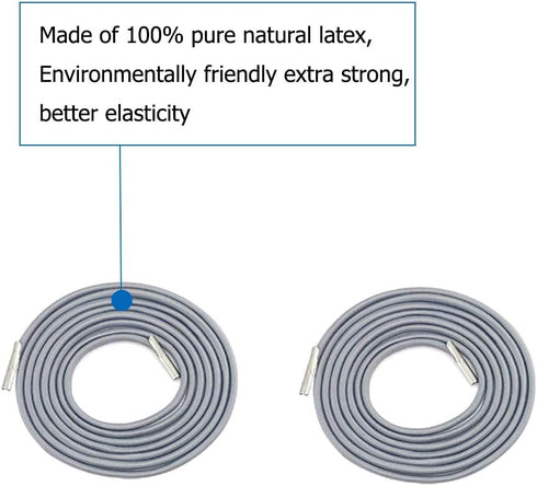 Professional Replacement Cords for Zero Gravity Chair(4 Cords), Zero Gravity Recliner Repair Tool for Lounge Chair, Bungee Chair Cord (Grey)...