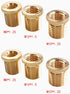 Brass Shift Knob Adapters Universal M8 X 1.25/M10 X 1.25/M10 X 1.5 Thread Gear Shifter Knob Screw (6 Pcs)...