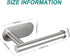 3M Toilet Paper Holder for Bathroom Self Adhesive Stainless Steel Tissue Towel Roll Holder for Kitchen Stick on Wall No Drilling Thicken TP Holder...