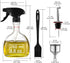 Glass Oil Spray Bottle, 8.8oz Oil Sprayer for Cooking, Large Olive Oil Sprayer, Oil Mister for Air Fryer, BBQ, Kitchen Oil Spritzer, Cooking Spray...