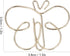 50pcs Butterflies Shaped Paper Clips,Golden Butterflies Paper Clips Animal Shapes Paper Clips Metallic Paper Clips for Office Supplies Wedding Wom...