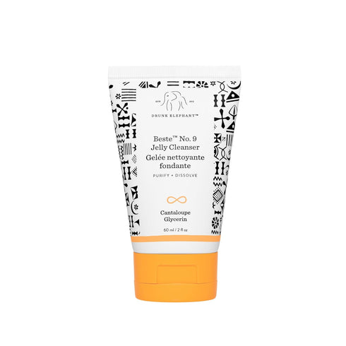 Drunk Elephant Beste No. 9 Jelly Cleanser - 2 fl oz (60 mL) - Gentle Face Wash and Makeup Remover for All Skin Types...
