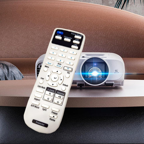 Replace Remote Control 219863500 fit for Epson Projector PowerLite E20 119W X49 W49 118 982W 1288 EB-720 EB-L200X EB-L520U BrightLink 1480Fi 1485F...
