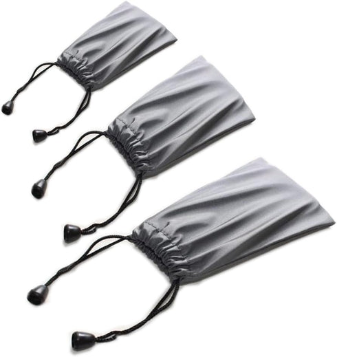 3 PCS Waterproof Carrying Storage Pouch Case Bags Drawstring Pocket Bags for Phones Power Bank Data Cable MP3 MP4 Accessories Bracelets Necklaces ...