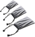 3 PCS Waterproof Carrying Storage Pouch Case Bags Drawstring Pocket Bags for Phones Power Bank Data Cable MP3 MP4 Accessories Bracelets Necklaces ...