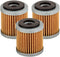 Tusk First Line Oil Filter 3 Pack For YAMAHA YZ450F 2004-2023...