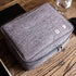 Cable Organizer, Water-repellent Charger Organizer Travel Case, Electronic Accessory Bag with Removable Dividers (Grey)...