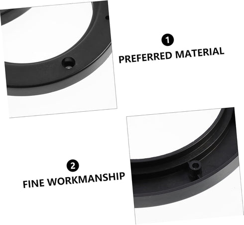 GLEAVI 2 Pairs Plastic Horn Gasket Abs Speaker Spacers Plastic Washers Auto Speaker Adapter Ring Speakers for Vehicles Speaker Spacers Doss Speake...