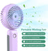 CIVPOWER Misting Fan Portable, Hand Held Fan 90°Adjustable Desk Fan, 4000mAh USB Rechargeable Personal Fan with Water Mist, 5-14 Working Time 3 Sp...