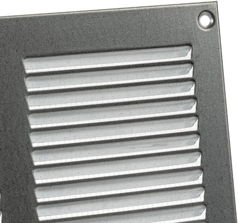 EUROPLAST 12x8 inch Vent Cover with Screen Mesh - Galvanised Register Vent Cover - Metal Air Return Grill - HVAC Vent Register for Home Improvemen...