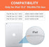 iCoverCase Compatible with iPad 10.2" (2021/2020/2019) Clear Case, Ultra-Thin Transparent Soft TPU Back Cover Resistant Flexible Case for iPad 9th...