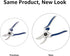 Amazon Basics 7-Inch Steel Bypass Pruning Shears, Blue...