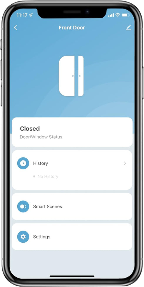 Feit Electric Smart WiFi Door and Window Sensor, Battery Powered, 2.4GHz No Hub Required, Remote Home Monitoring, Not Compatible with Other Securi...