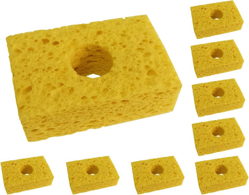 Thermaltronics SPG-10 Yellow, Soldering Sponge, (3.2" X 2.1") (10 Pack) interchangeable for Metcal AC-Y10...