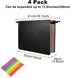 4PCS Expanding Hanging File Folders Letter Size, 13 Accordian Pockets Expandable Accordion Hanging File Folder Organizer with Labels for Filing Ca...