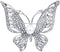Brooches for Women Pearl Butterfly Brooch Pins for Women Fashion Clothes Broches Para Ropa De Mujer Masterpiece Broach Silver...