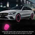 8PCS Tire Valve Caps, Tire Valve Stem Caps, Noctilucous Tire Air Caps Cover Fluorescent Glow in The Dark, Illuminated Auto Wheel Valve Stem Cap Ca...