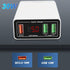 XMSJSIY Battery Clip 12V/24V/36V to USB 5V 2.4A/12V 2A Fast Charger DC Converter Power Adapter Buck Regulator Charger 30W QC 3.0 3-Port USB Plug w...