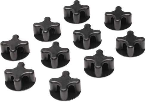 Magnetic Cable Holder Desktop Multipurpose Cord Keeper Cable Organizer Clip Cable Management for Home Office Supplies Wire Organizer (Black 10Pcs)...