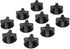 Magnetic Cable Holder Desktop Multipurpose Cord Keeper Cable Organizer Clip Cable Management for Home Office Supplies Wire Organizer (Black 10Pcs)...