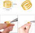 Jump Rings for Jewelry Making Kit, 1200 pcs Open Jump Rings Jewelry Repair Kit for Necklace Bracelet, Lobster Clasps and Closures Repair Supplies ...