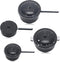 Dollhouse Kitchen Cookware Set, 4Pcs Miniature Metal Pots and Pans Dollhouse Decoration Accessories Kitchen Accessories Party Supplies for Dollhou...