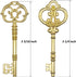 Gutapo Extra Large Antique Skeleton Keys for Wedding Decoration Favor Handwork Gift Santa's Key...