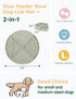 Slow Feeder Dog Bowls, Lick Mat for Dog, Silicone Dog Feeding Bowls with Suction Cups, Green...