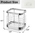 Utensil Holder, Stainless Steel Utensil Drying Rack with Detachable Base, Dish Drainer for Kitchen Counter, Silverware Cutlery Flatware Holder For...