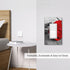 Red Rose Wall Plate 1 Gang Single Rocker Decorative Light Switch Cover Modern Abstract Switch Plate Cover for Bedroom Kitchen Decor Wooden Board G...